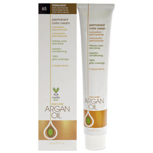 Argan Oil Permanent Color Cream - 6S Dark Sand Blonde by One n Only 3 oz